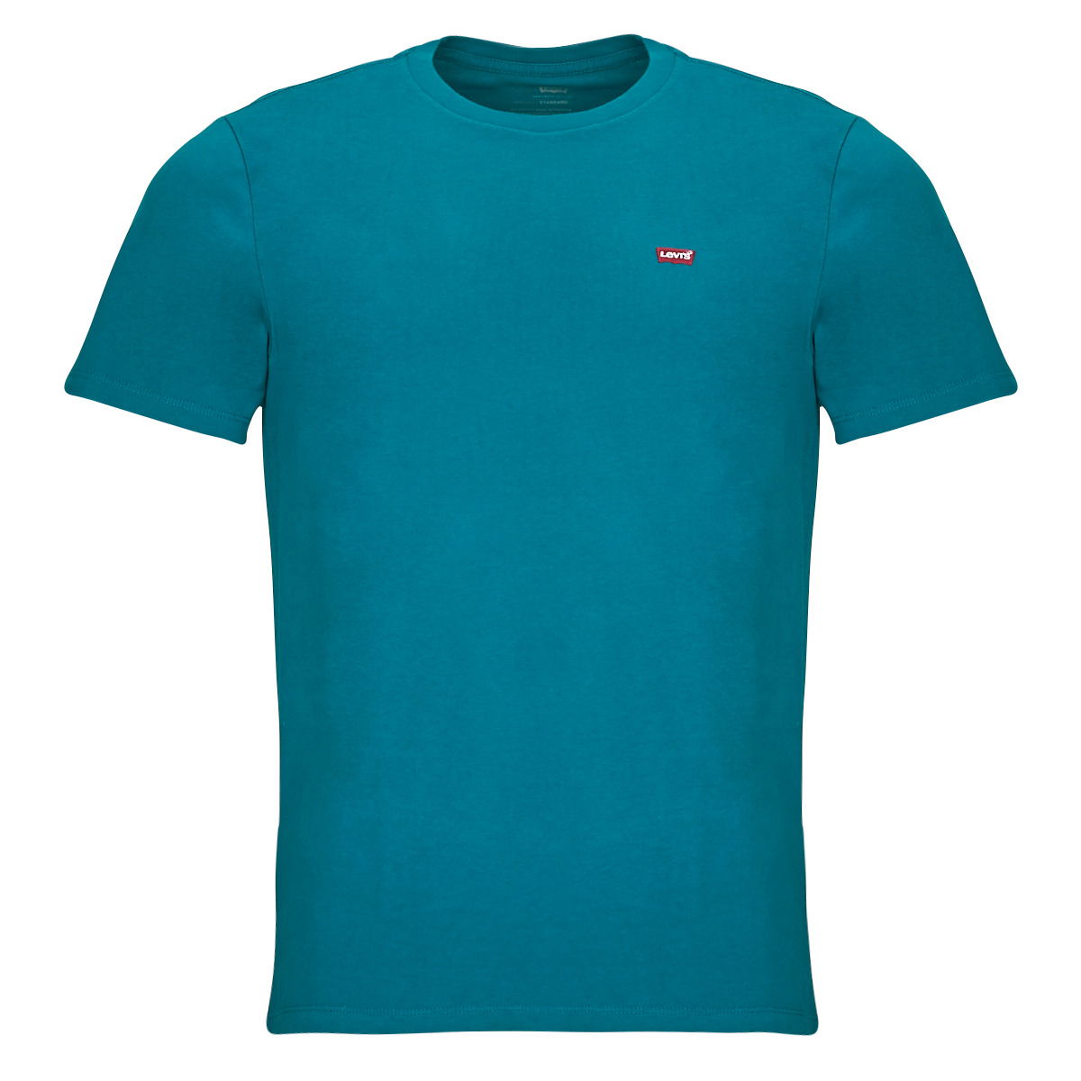Тениска Levi's SS ORIGINAL HM TEE Тюркоазено | 56605-0184, 0