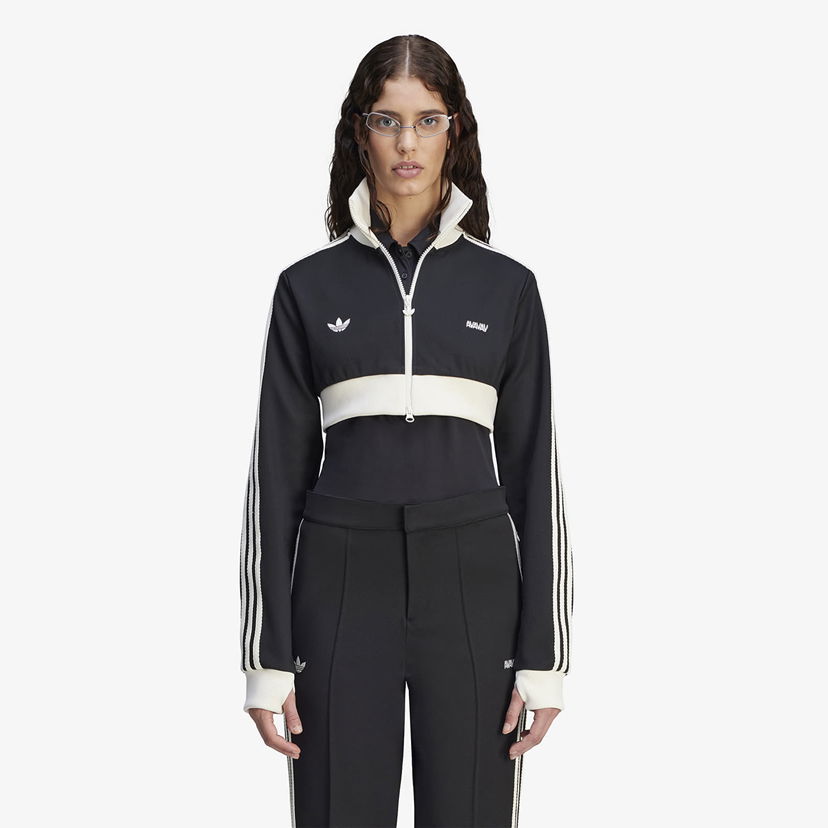 Суитчър adidas Originals AVAVAV x Cropped Track Top Black Черно | JD5978