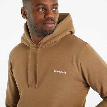Суитчър Carhartt WIP Script Embroidery Hoodie Кафяво | I031243.1GMXX, 5