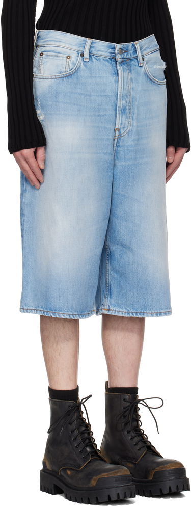 Къси панталони Acne Studios Acne Studios Loose Fit Denim Shorts Синьо | BE0162-, 1