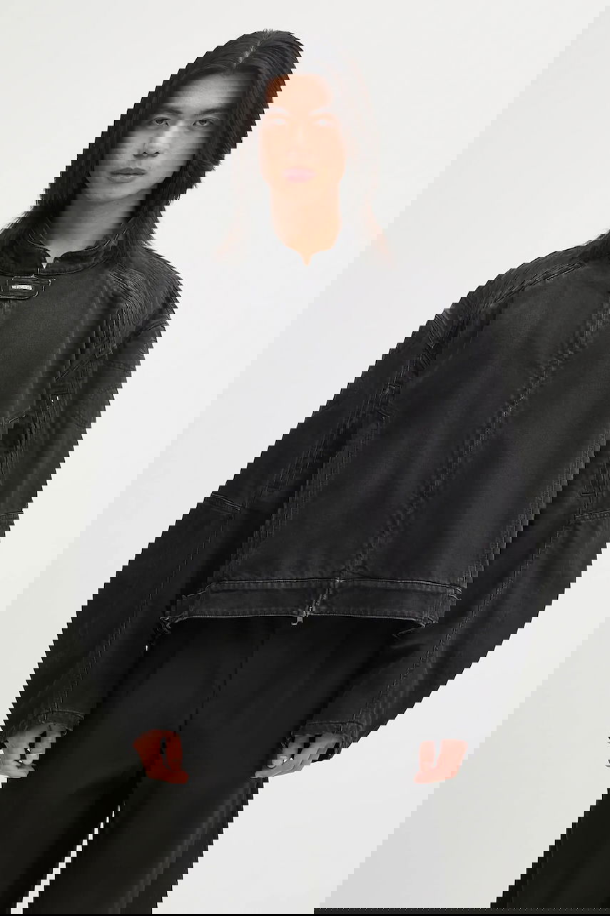 Яке VETEMENTS VETEMENTS Racing Denim Oversize Jacket Черно | UH76DJ900B2, 0