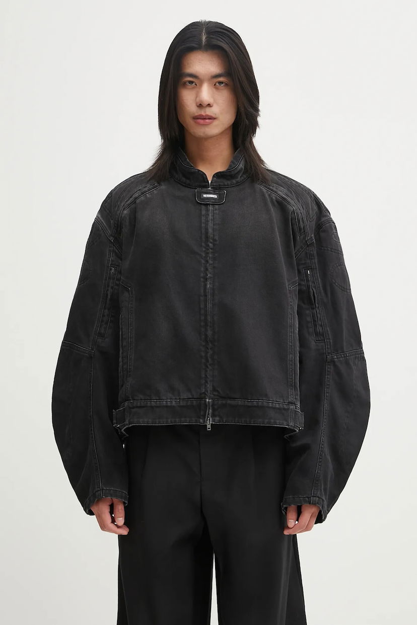 Яке VETEMENTS VETEMENTS Racing Denim Oversize Jacket Черно | UH76DJ900B2