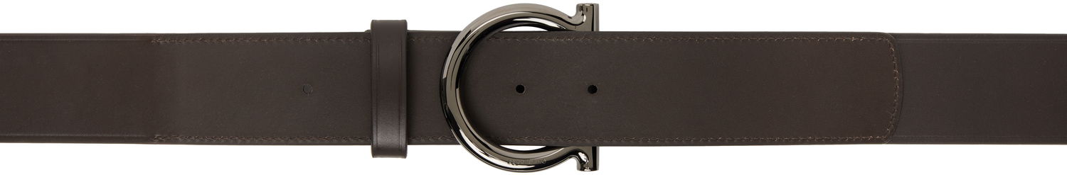 Колани FERRAGAMO Salvatore Ferragamo Fixed Gancini Belt Кафяво | 780248, 0