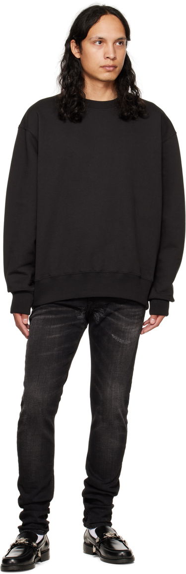 Пуловер We11done We11done Crewneck Sweatshirt Черно | WD-TS3-22-747-U-BK, 3