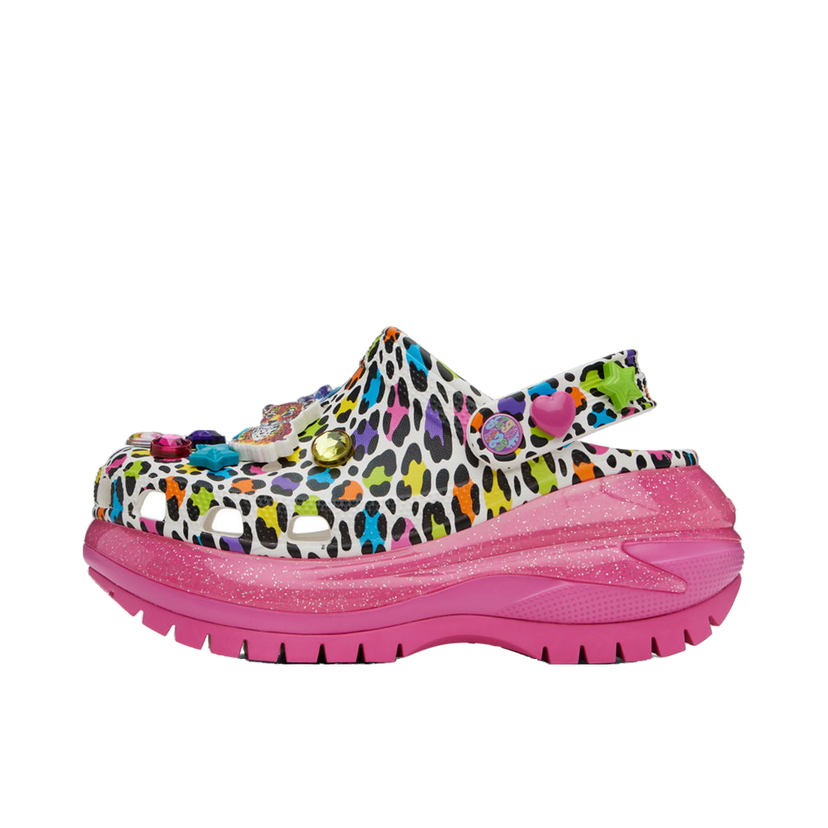 Кецове и обувки Crocs Lisa Frank Edition Mega Crush Clogs Бяло | 207735-6QQ