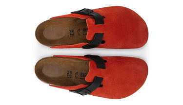 Кецове и обувки Birkenstock Boston BS Regular Fit Червено | 1025952, 2