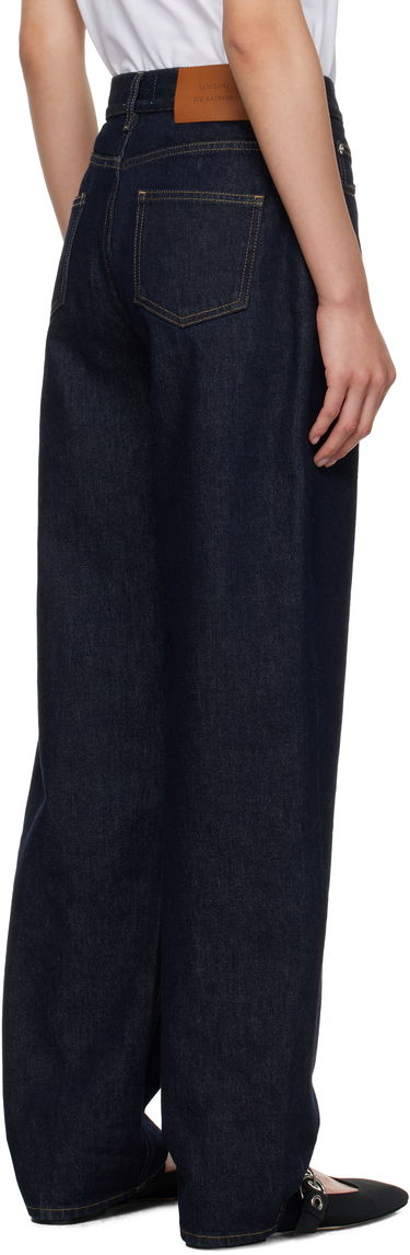 Дънки Loulou de Saison Loulou de Saison Samur Straight-Leg Jeans Синьо | SAMUR LDS, 2