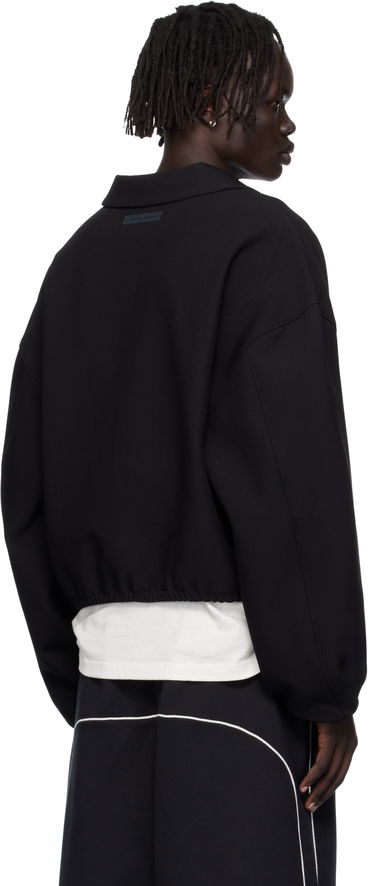 Яке Fear of God ESSENTIALS Bonded Canvas Zip-Up Jacket Черно | 202SP258060F, 2