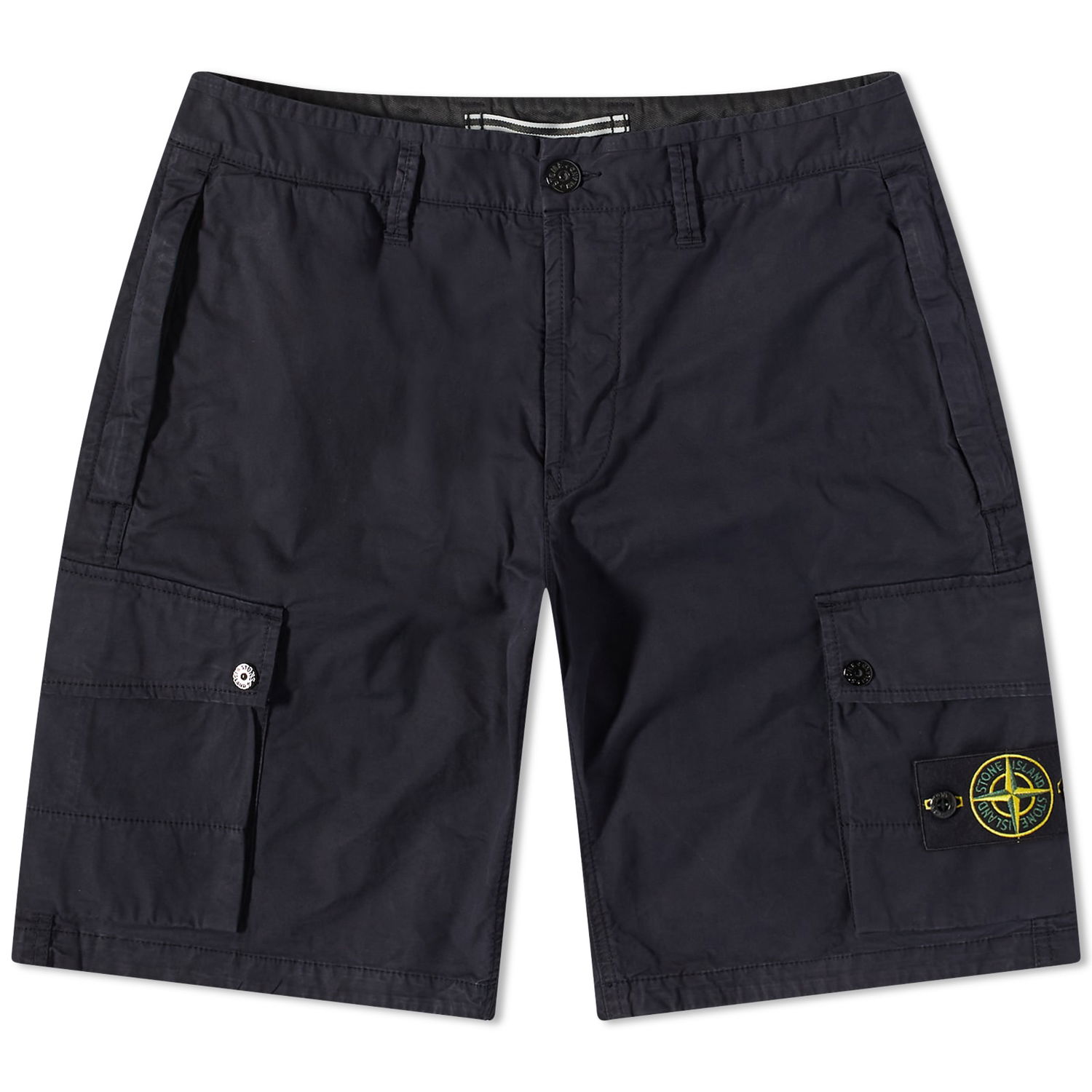 Къси панталони Stone Island Supima Cotton Cargo Short Тъмно синьо | 1015L1110-A0020, 0