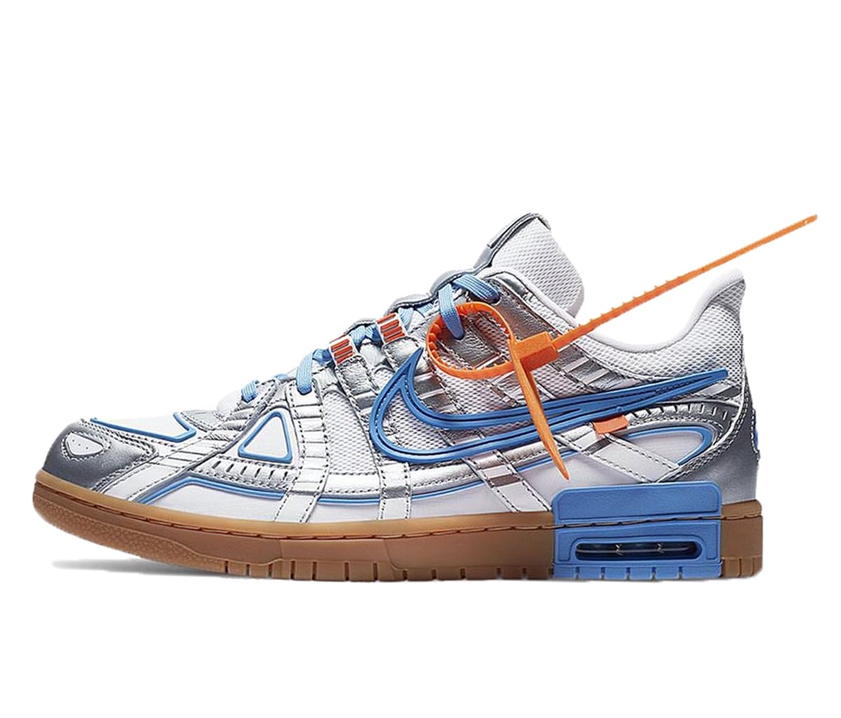 Кецове и обувки Nike Off-White x Air Rubber Dunk "University Blue" Металик | CU6015-100, 0