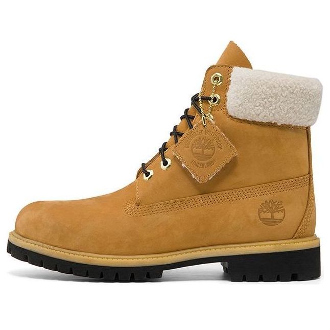 Кецове и обувки Timberland Timberland 6 Inch Premium Shearling Boots Жълто | A2GMD