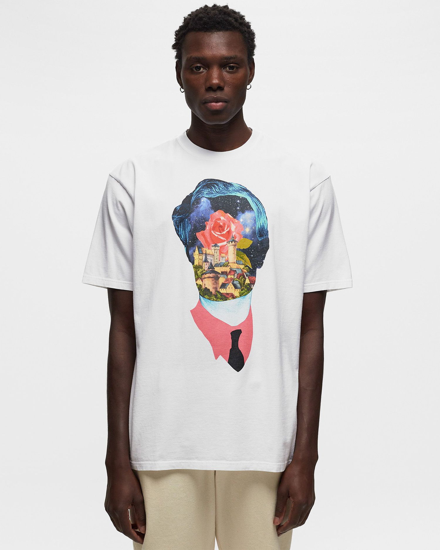 Тениска UNDERCOVER Tee Shortsleeves Бяло | UC2C3803-WHITE, 1
