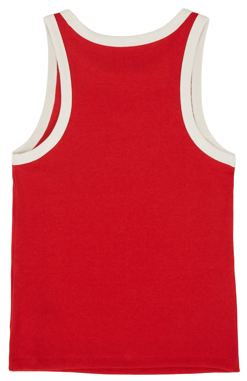 Потник GAP Ribbed Tank Top Logo Americana Червено | 729562-05, 1