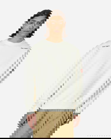 Пуловер Cav Empt Washed Crewneck Бежово | CES23CS04 001, 3
