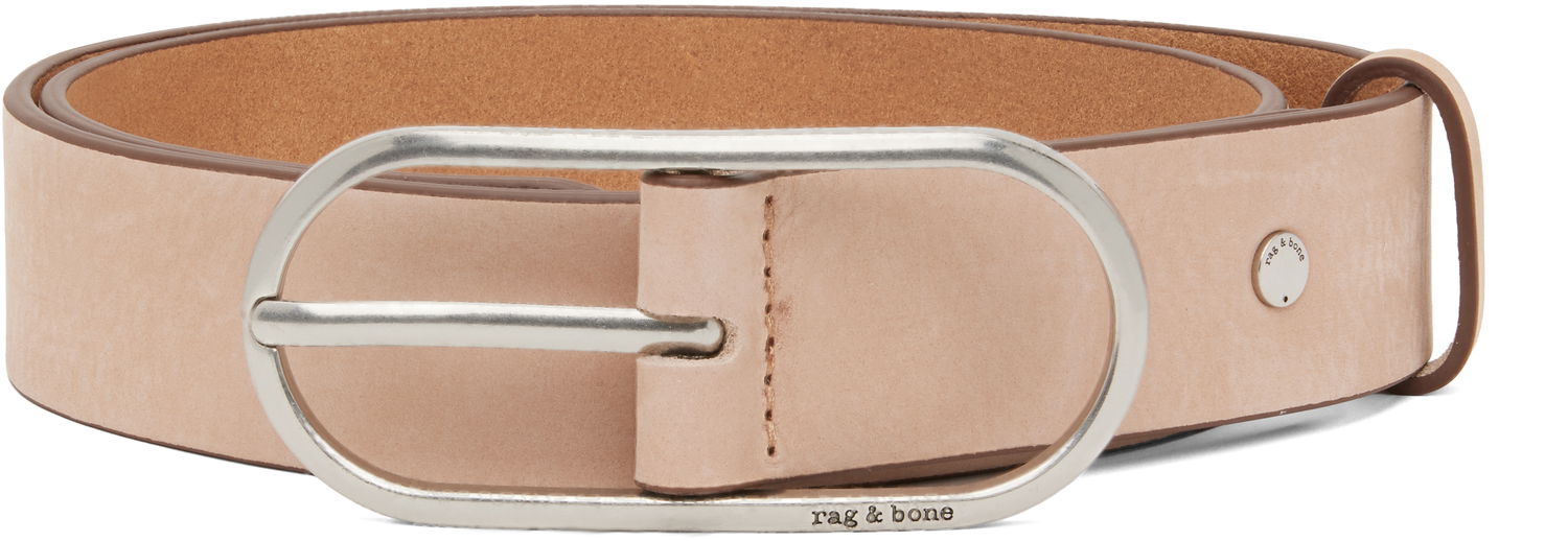 Колани rag & bone Rag & Bone Rounded Rebound Suede Belt Бежово | WJW25PB1005SU5, 0