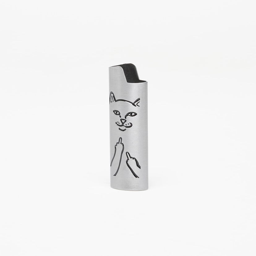 Джаджа RIPNDIP Lord Nermal Lighter Cover Silver Металик | RNDSPR24264