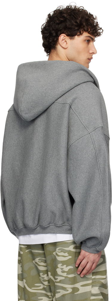 Суитчър Alexander Wang Dense Fleece Star Zip-Up Hoodie Сиво | 6CC2242051, 2