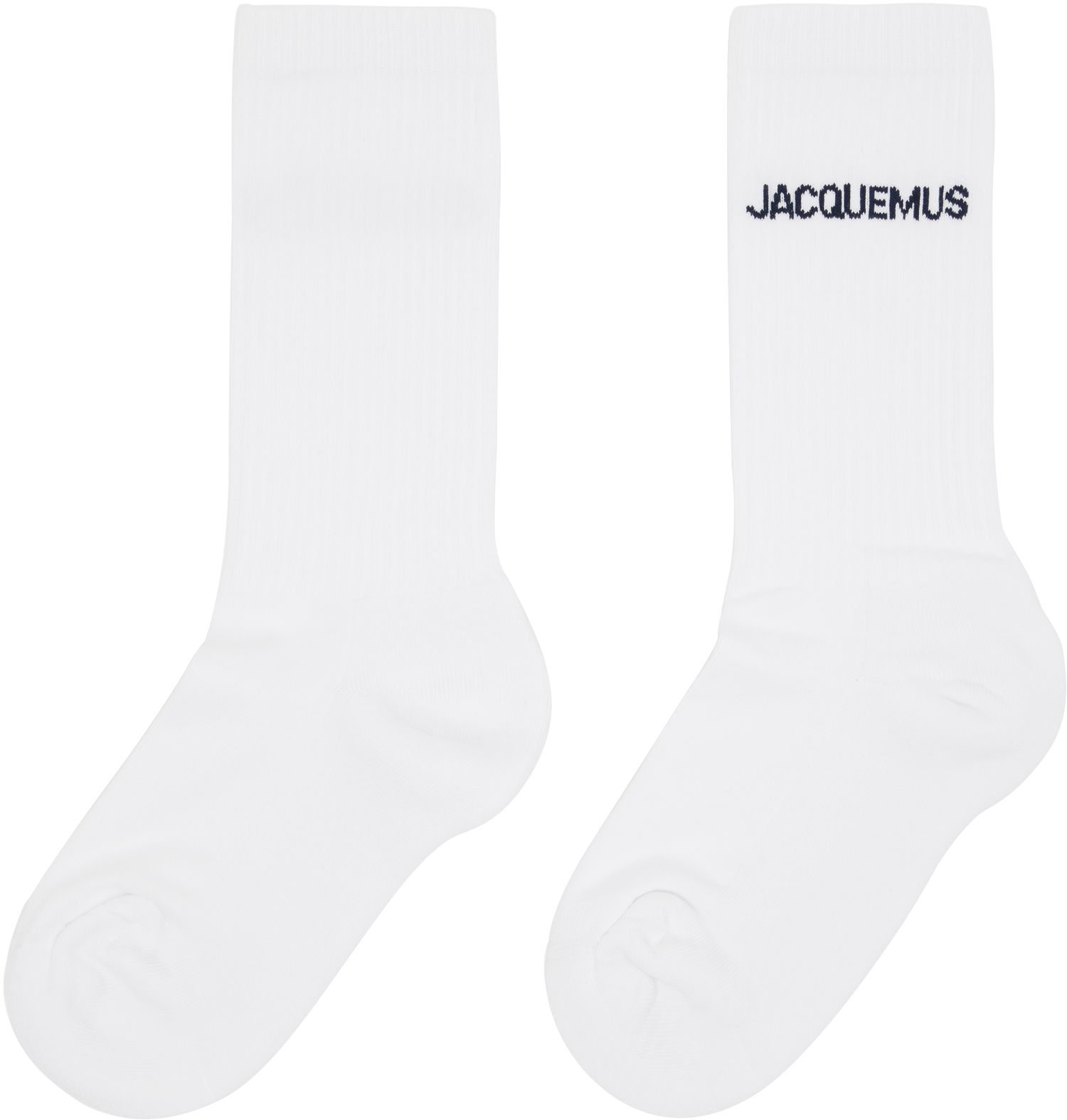 Чорапи Jacquemus Les Classiques 'The Jacquemus' Socks Бяло | 21HACU00003AY00001, 1