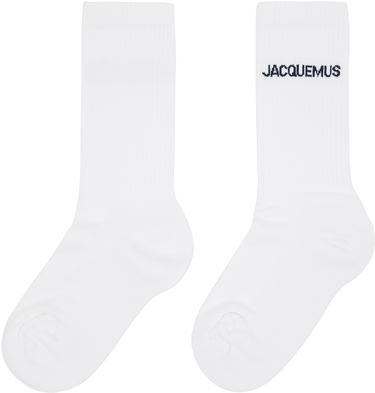Чорапи Jacquemus Les Classiques 'The Jacquemus' Socks Бяло | 21HACU00003AY00001, 1
