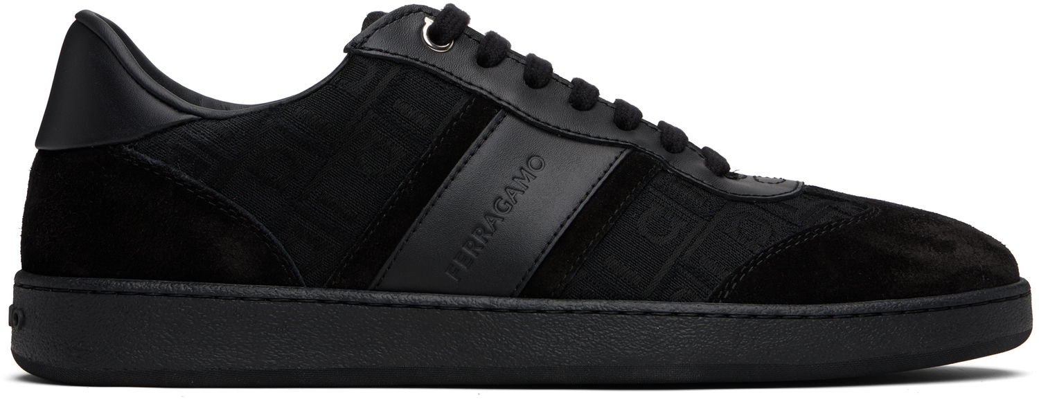 Облекло FERRAGAMO Ferragamo Signature Low-Top Черно | 779044, 0
