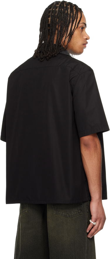 Риза OUR LEGACY Our Legacy Heusen Short Sleeve Shirt Черно | M2252HBE, 2