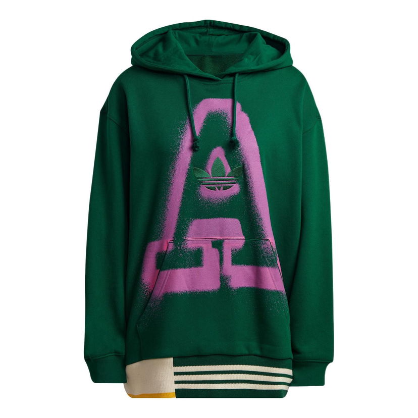 Суитчър adidas Originals adidas Originals Oversized Graphic Hoodie Зелено | IC5237