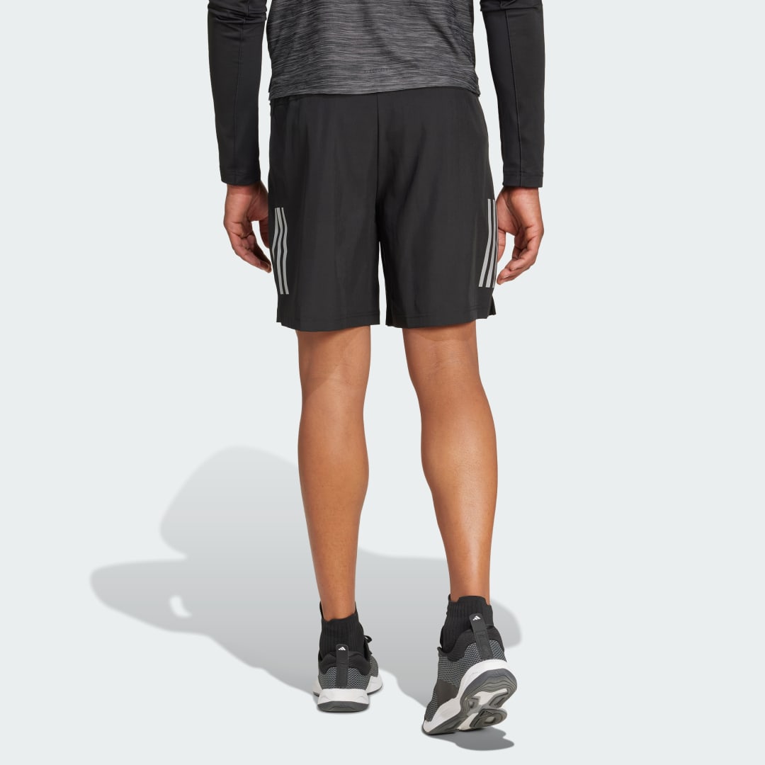 Къси панталони adidas Performance Gym+ Training 3-Stripes Woven Черно | IW5906, 1