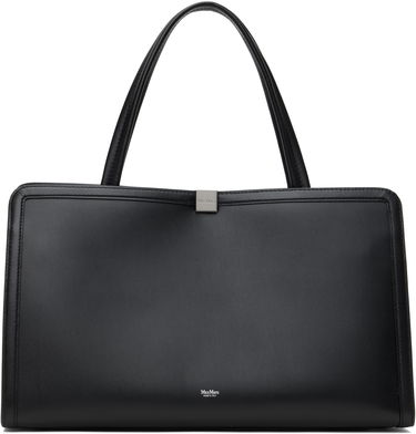 Голяма пазарска чанта Max Mara Bianca Tote Bag Черно | 2424516022600 MM81169, 0