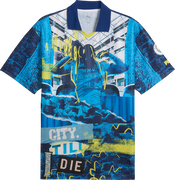 Manchester City Retro Graphic Print Jersey