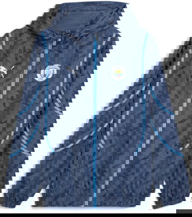 Яке Puma MCFC Prematch Woven Jacket 2024/25 Синьо | 777580-22, 0