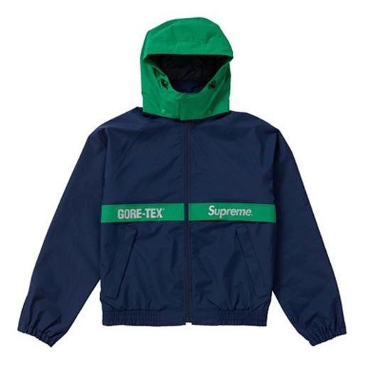 Ветровка Supreme GORE-TEX Court Jacket FW18 Collection Синьо | SUP-FW18-565
