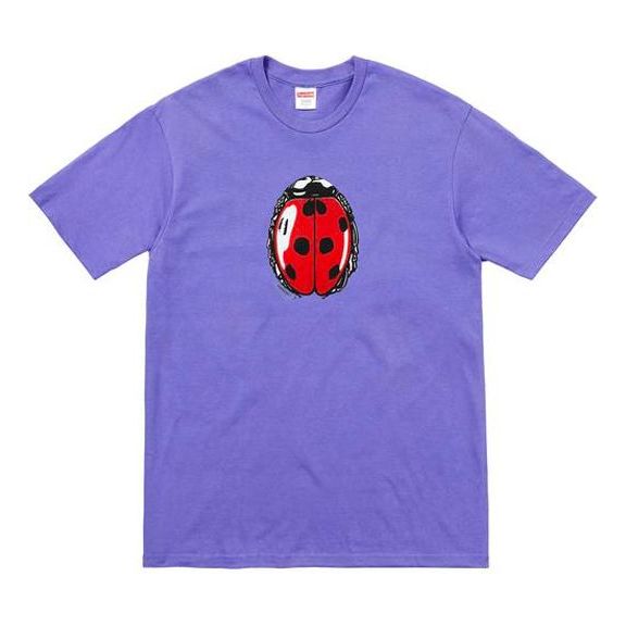 Тениска Supreme Supreme Ladybug Print T-Shirt Лилаво | SS18-0178