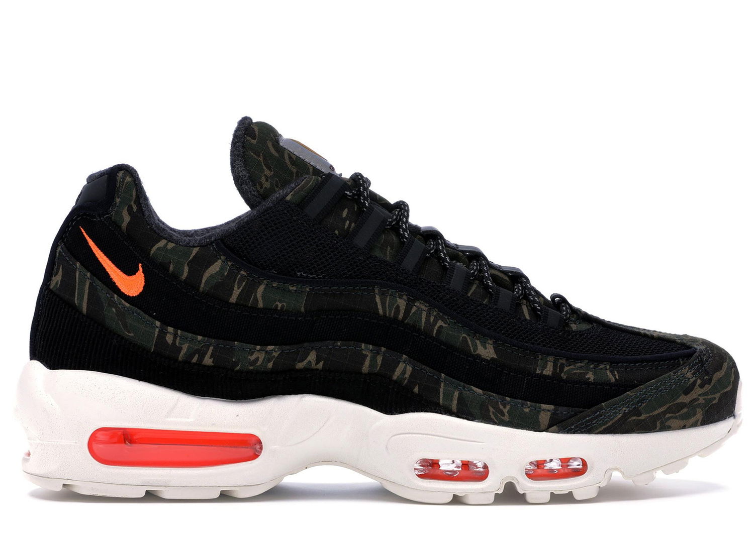 Кецове и обувки Nike Carhartt WIP x Air Max 95 "Camo" Черно | AV3866-001, 0