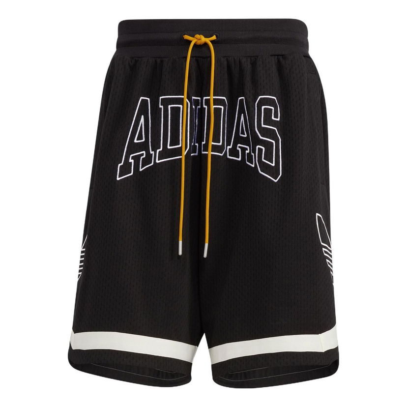 Къси панталони adidas Originals Originals Logo Print Straight Sports Shorts Черно | HZ9806