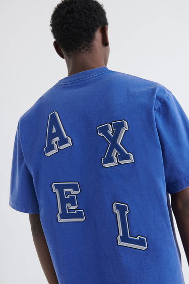Тениска AXEL ARIGATO Typo Embroidered T-Shirt Синьо | A0787005, 6