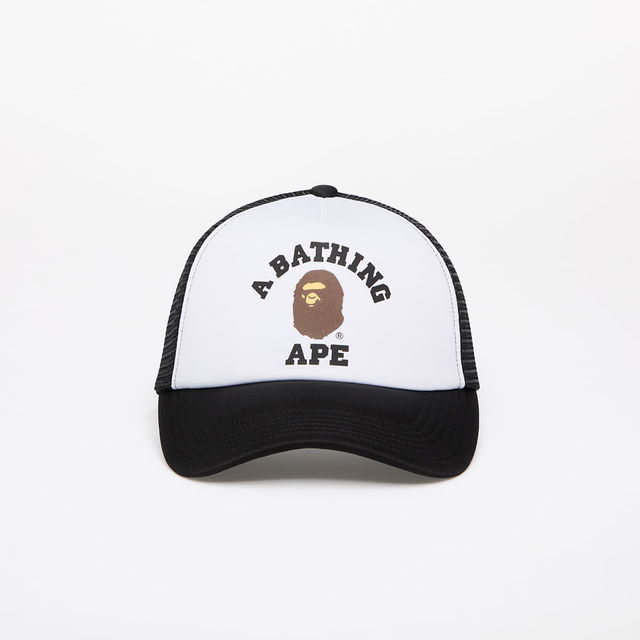 A BATHING APE College Mesh Cap Black