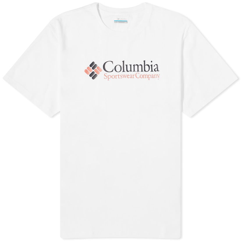 Тениска Columbia Retro Logo Graphic T-Shirt Бяло | 1680053-117