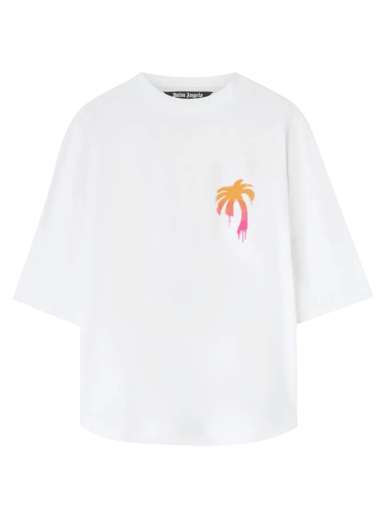 Sprayed Palm Logo Over Tee