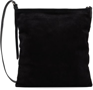 Чанта през рамо Dries Van Noten Dries Van Noten Suede Shoulder Bag Черно | 252-021504-184, 0