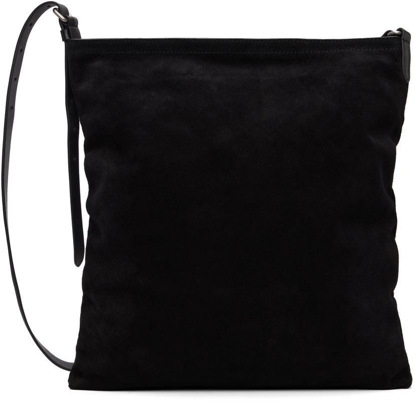 Чанта през рамо Dries Van Noten Dries Van Noten Suede Shoulder Bag Черно | 252-021504-184