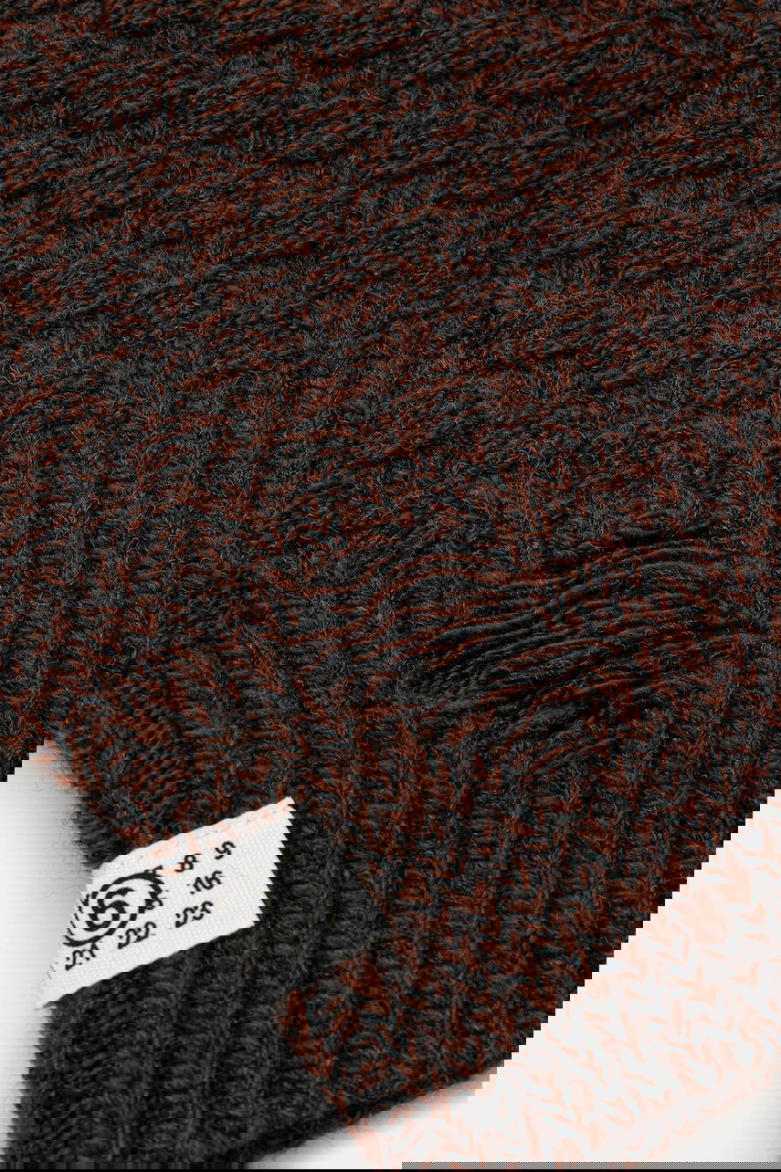 Шапка Maison Margiela MM6 Maison Margiela Knitted Wool Hood Кафяво | SH2TB0005.M13174.961, 1