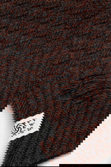 Шапка Maison Margiela MM6 Maison Margiela Knitted Wool Hood Кафяво | SH2TB0005.M13174.961, 1