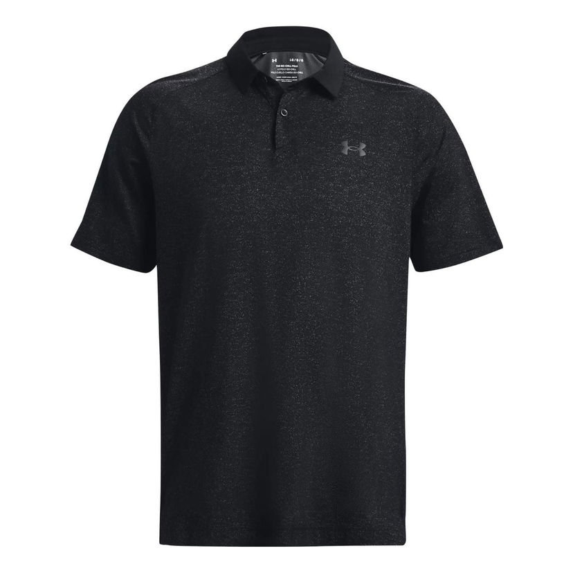 Поло тениска Under Armour Iso-Chill Heather Polo Черно | 1377294-001