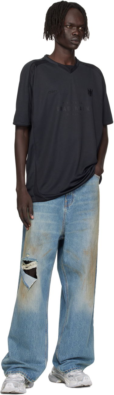 Фланелка VETEMENTS VETEMENTS Trademark Football Jersey Черно | UH76TR500B, 3