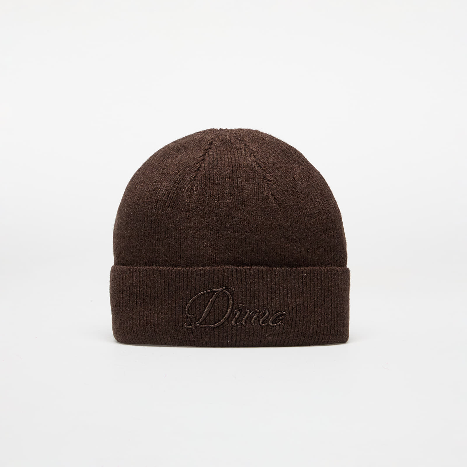 DIME Cursive Wool Fold Beanie, 0