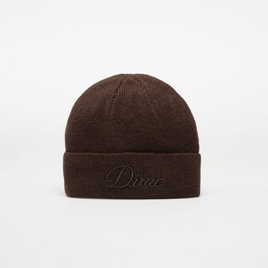 DIME Cursive Wool Fold Beanie, 0
