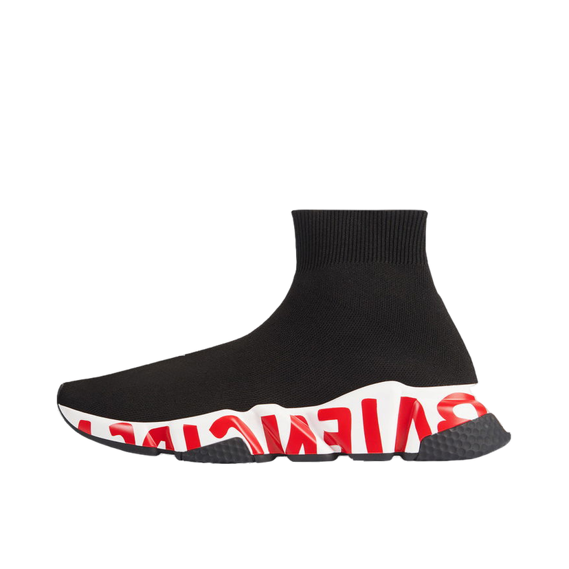 Кецове и обувки Balenciaga Balenciaga Graffiti Speed Черно | 605942W05GE1095