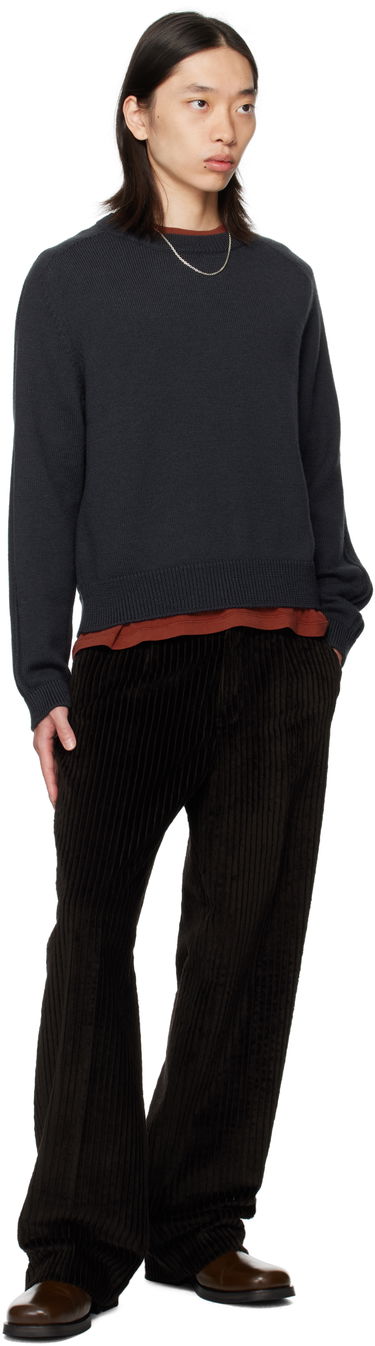 Пуловер OUR LEGACY OUR LEGACY True Roundneck Sweater Тъмно синьо | M4253TO, 3