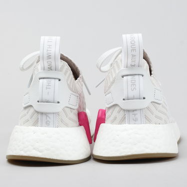 Кецове и обувки adidas Originals NMD_R2 Primeknit "Japan White Gum" W Сиво | BY9954, 3