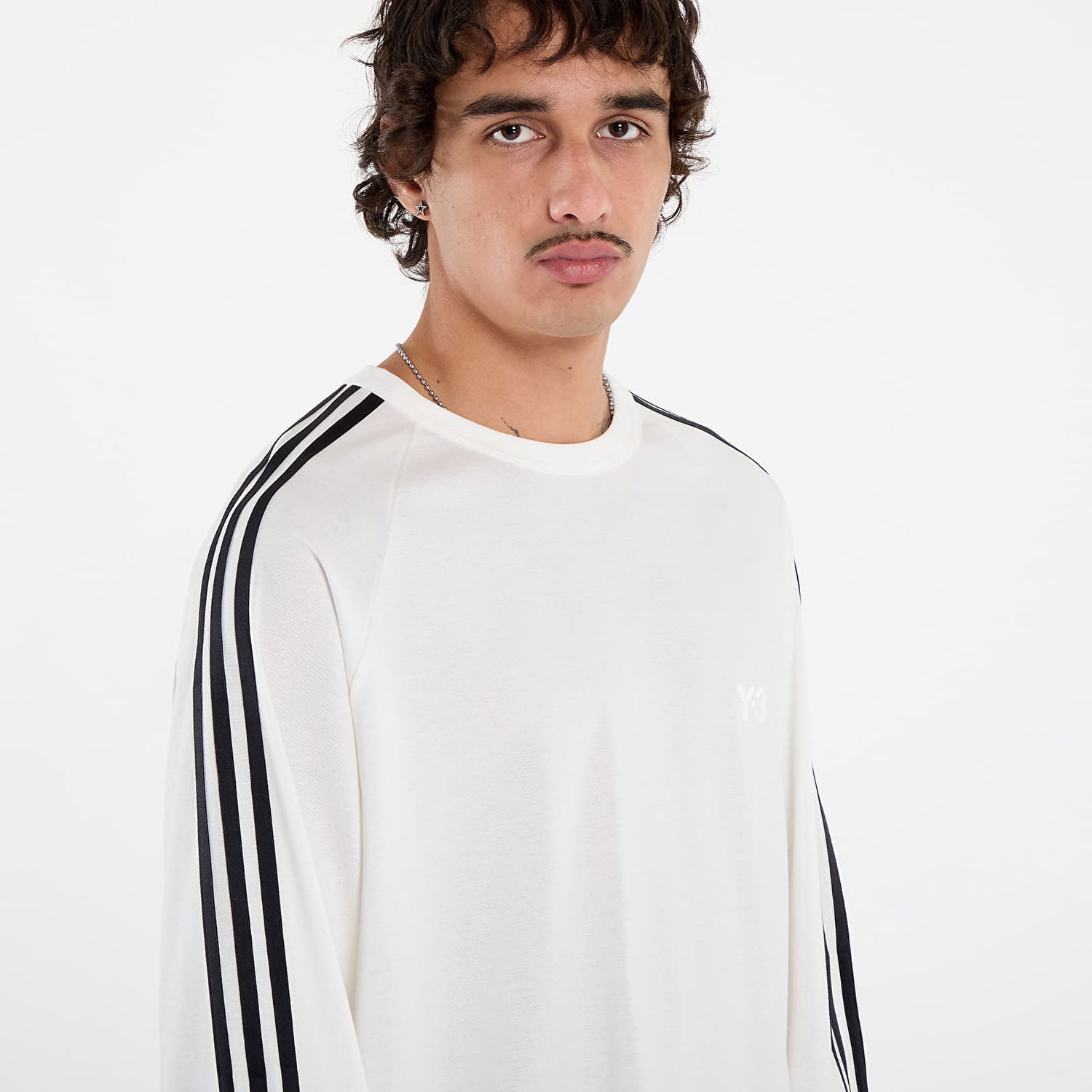 Тениска Y-3 Y-3 Wire Long Sleeve T-Shirt Бяло | JZ0635, 1